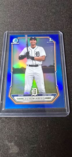 2026 Topps Bowman Chrome Manuel Bolivar 1st Bowman True Blue /150 Detroit Tigers