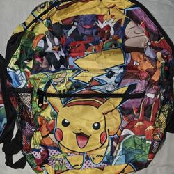 Pokemon Pikachu Backpack And Pencil Case