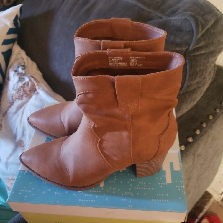 Boots Light Brown Women