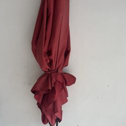 Outdoor Umbrella and Stand