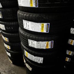 FOUR NEW TIRES 195/65/15 GOODYEAR ASSURANCE ALL SEASON 60,000 MILES WARRANTY $349 PRICE INCLUDE INSTALACIÓN AND BALANCE