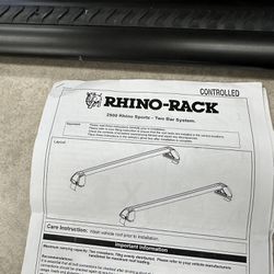 Rhino Rack Cross Bars (2) And Complete hardware For Truck