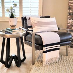 Milo Baughman Leather Chairs 