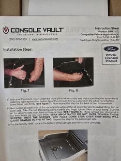 Console Vault For Ford Trucks
