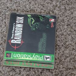 Tom Clancy's Rainbow Six For PS1 CIB