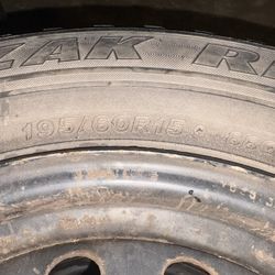 5x100 Tires  15”