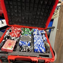 Casinoite Professional Poker Chips Set Billium 500 pcs | 10 Plaques Red Hard 