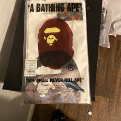 LARGE/ A BATHING APE SPACE CAMO WHITE (NEVER OPENED )