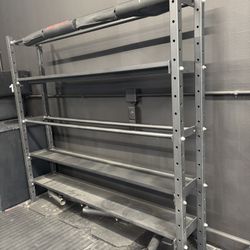 Heavy Duty Horizontal Dumbbells, Medicine Balls And Kettle Bell Adjustable Storage Weights Rack 2 Available $480 EACH OR TAKE BOTH FOR ONLY $800 