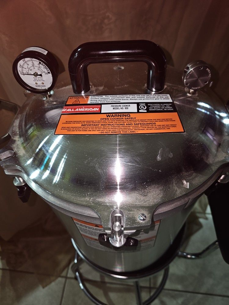 All American Pressure Cooker 930 30 Qt Canner Heavy Cast Aluminum