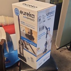 Eureka NEU10AE5 Powerful Bagless Upright Vacuum Cleaner Carpet and Floor, AirSpeed Ultra-Lightweight Vacuum Cleaner, w/ Replacement Filter, Blue
