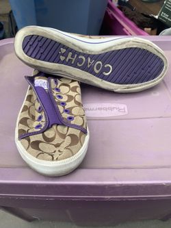 Purple Coach Shoes 