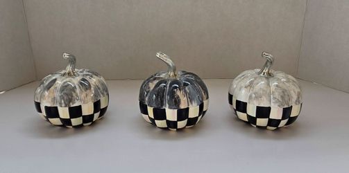 Mackenzie Childs Halloween Pumpkins