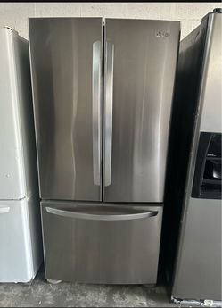 33 wide French door stainless steel Refrigerator