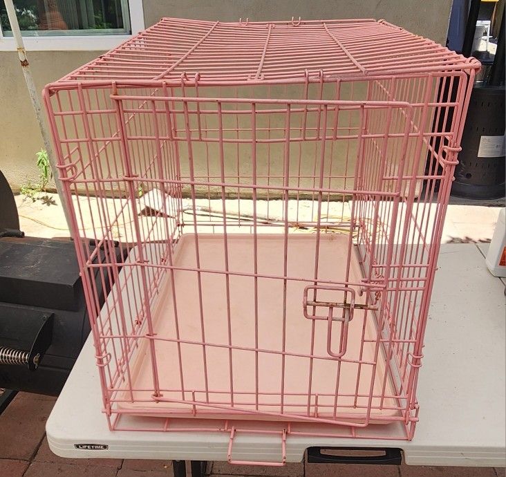 Pink Foldable Dog Create 24"
