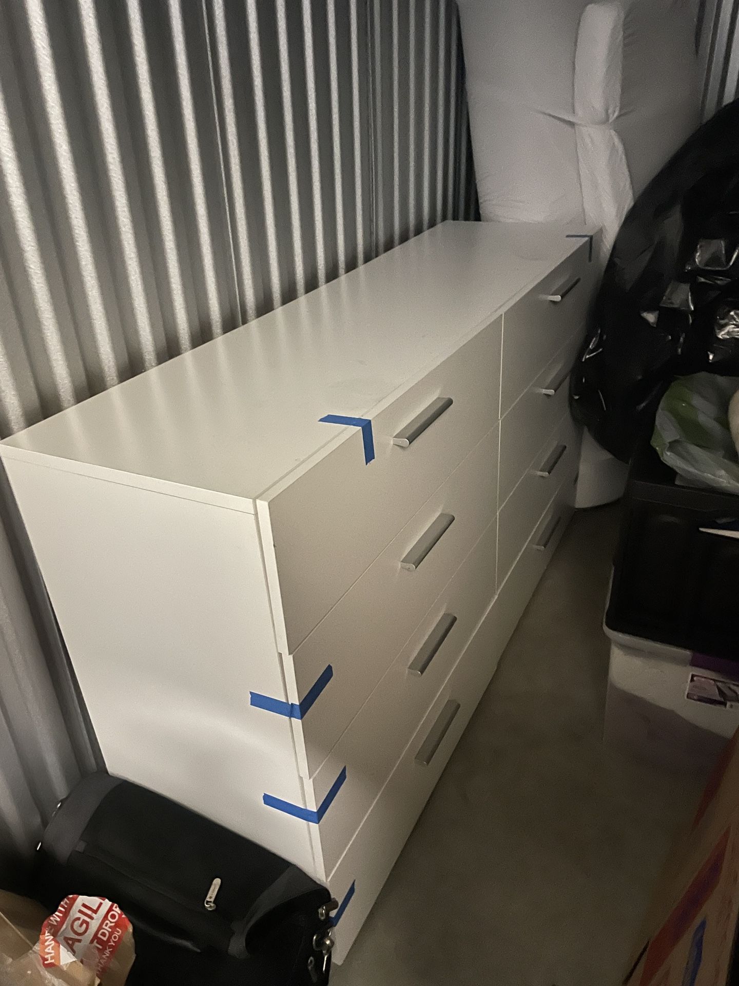 Eight drawer dresser