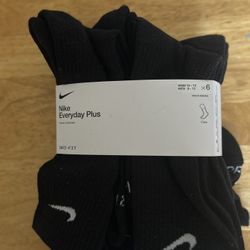 Long black nike socks
