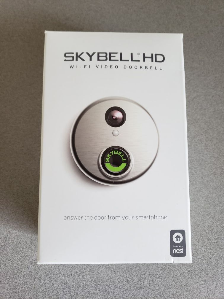SkyBell HD Silver Wi-Fi Video Doorbell (NEW)