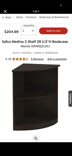Sacco Medina Book Shelf 29 1/2”h