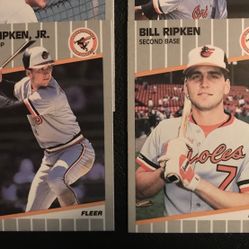 1989 Fleer Orioles Team Set