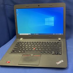 Lenovo ThinkPad E465 - Windows 10 - AMD A6 - 8gb Ram - 256gb Ssd