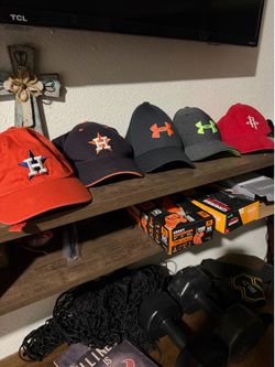 Youth caps Astros Rockets Under Armour