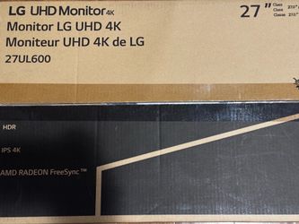 LG 27” 4K UHD IPS Monitor HDR400 – 27UL600-W