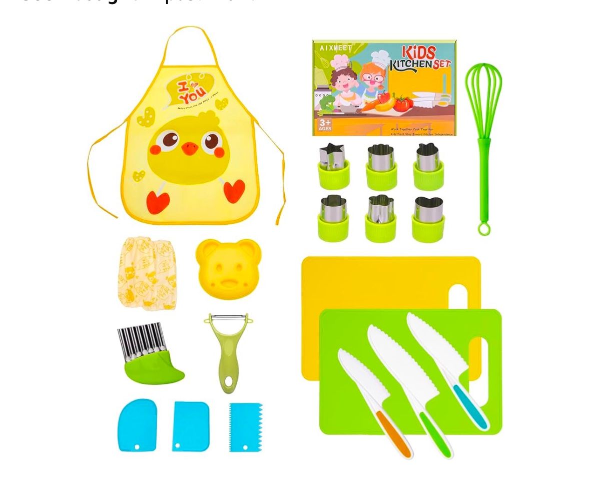 21 Pcs Kids Kitchen Toy Set