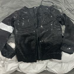 New Kids michael Jackson Sequin Jacket