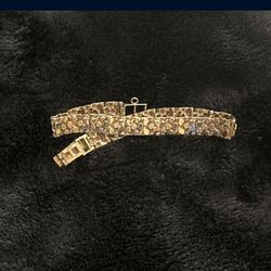 14k Solid Gold Nugget Bracelet