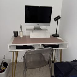 White Office Desk