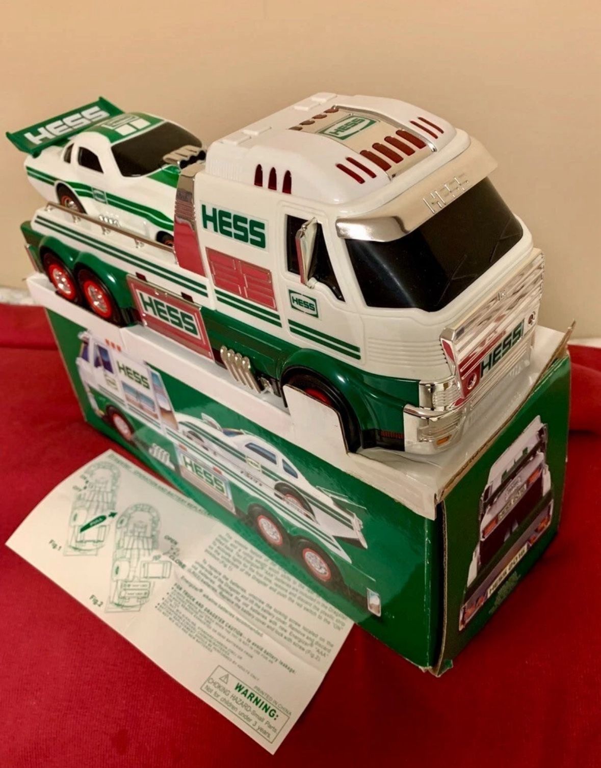 Brand new 2016 hess truck with mini free bonus!