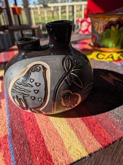 Southwest style pottery vase
