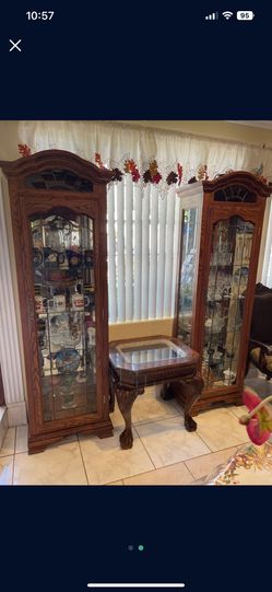 Elegant China Cabinet Set Need Gone ASAP