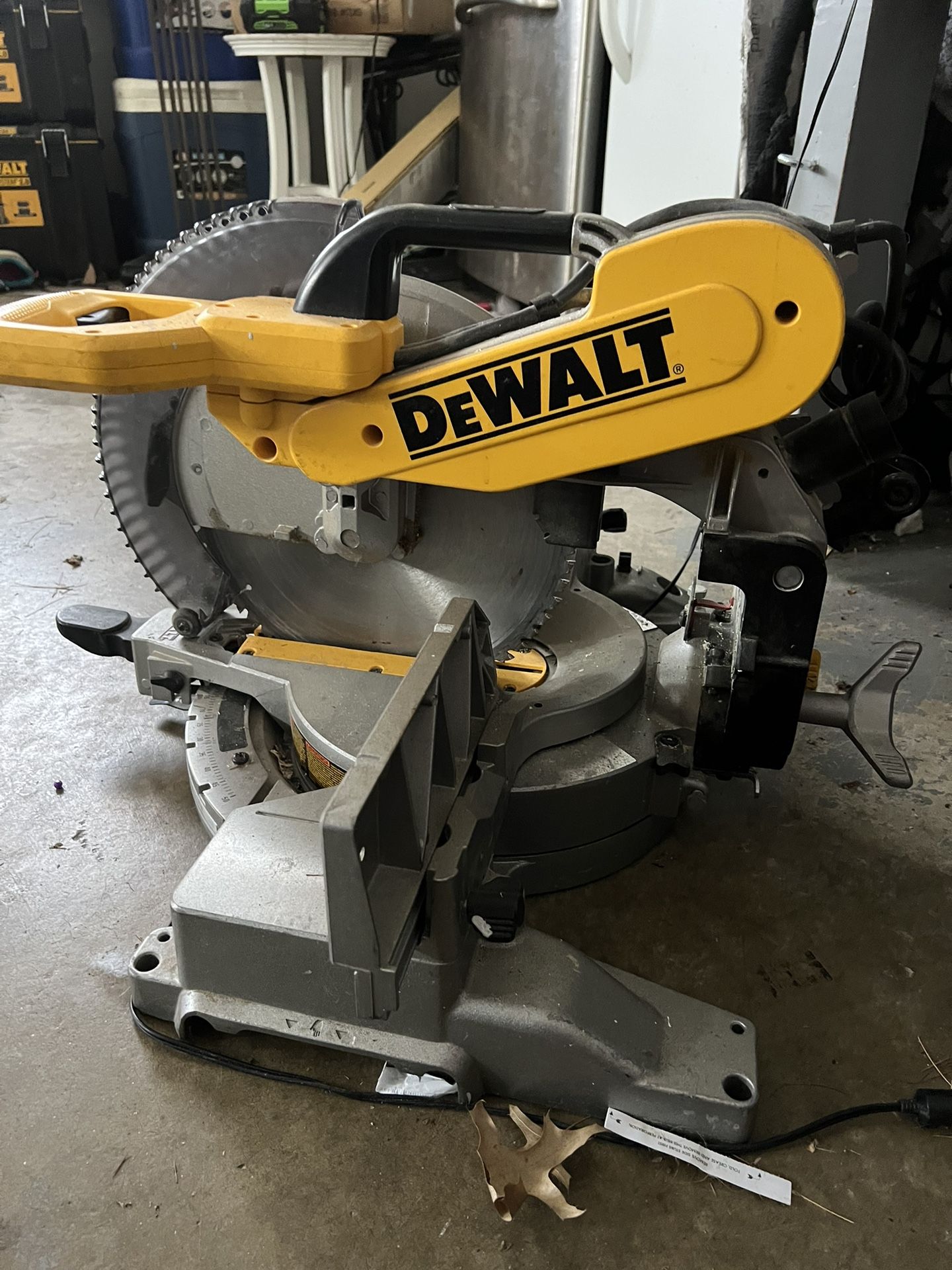 Dewalt Miter Saw. Bevels Both Ways. for Sale in Dundalk, MD OfferUp