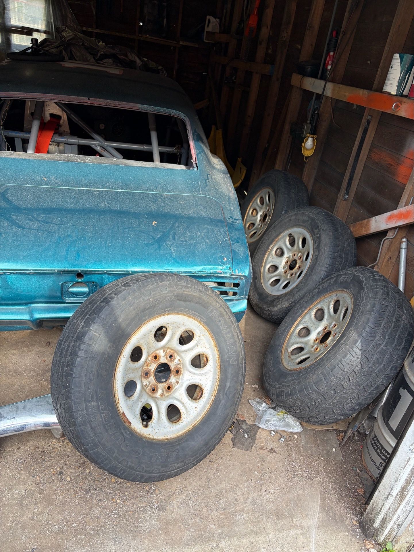 4 Chevy tires and rims 6 lug