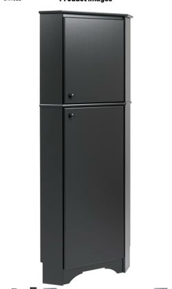 2 door corner storage cabinet