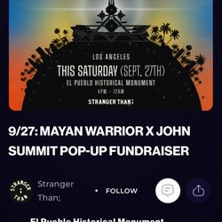 JOHN SUMMIT POP-UP TIX LA 