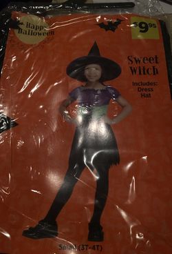 Children’s sweet witch costume 3t-4t Halloween