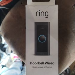 Never Opened Wired Ring Camera Doorbell