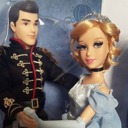 Disney Designer Fairytale Cinderella & Prince Charming Limited Edition Doll Set