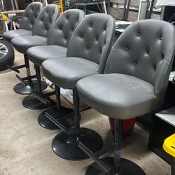 Bar Stools- Adjustable 5 Each