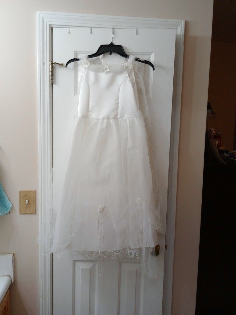 Girls White Dress