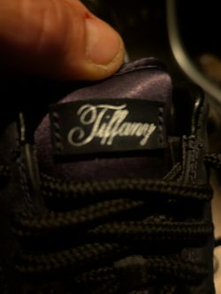 10.5  Black/Blue Tiffany  Air Force 1's