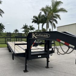 2017 Kaufman Gooseneck Trailer, 30 Ft.