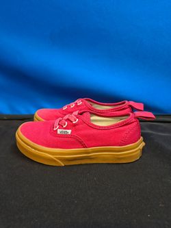 VANS Premium Authentic Red Sneakers (Size 12)