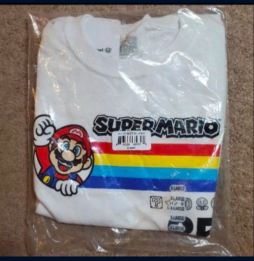 Super Mario Bros. 85 T-shirt Tshirt Shirt Brand New Youth XL Long Sleeve Tee