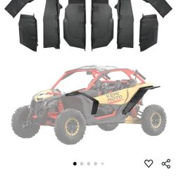 Kemimoto New Wider X3 Fender Flares, Ultra Wide Mud Guards Extended Front and Rear for 2017-2025