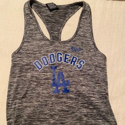 Dodgers Women Tank From Pink