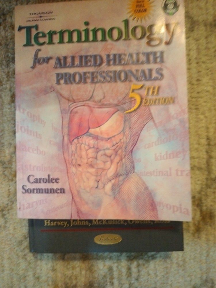 Terminology For Allied Health Professionals 5th Edition By Carolee Sormunen.    Full Color / Audio CD Inside